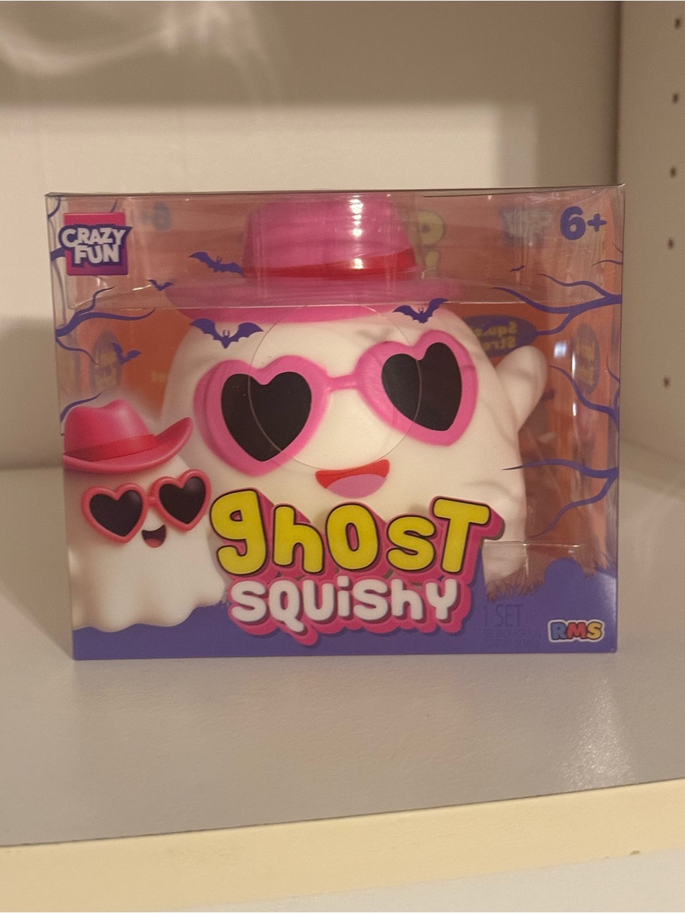 Crazy Fun Ghost Squishy Toy NWT